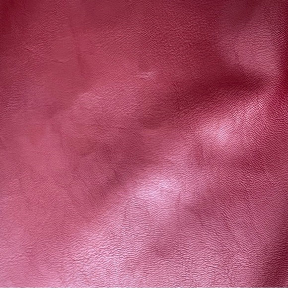 Y2K Forever 21 Burgundy Faux Leather Wide Leg Pants Size XL - Picture 11 of 13